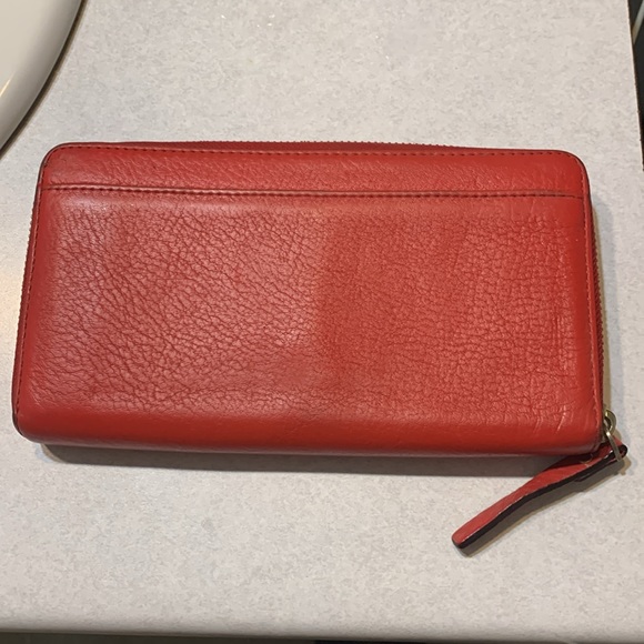 Red Kate Spade Leather Wallet - Picture 2 of 12